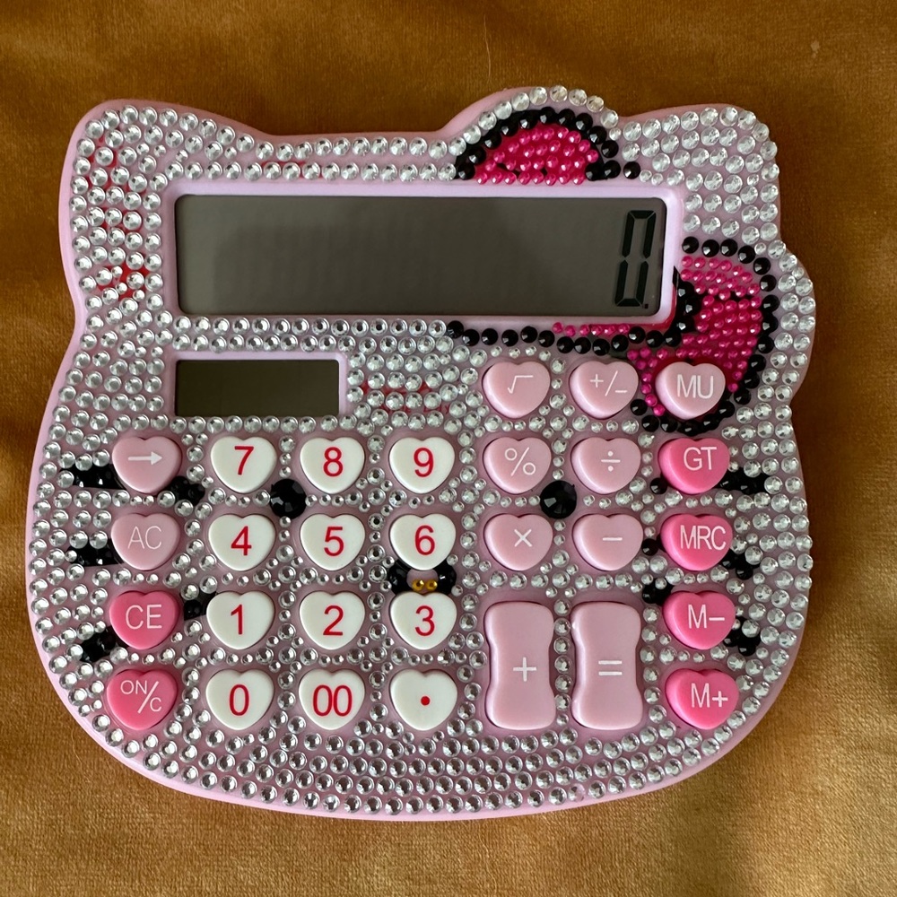 NEW HELLO KITTY BLING calculator